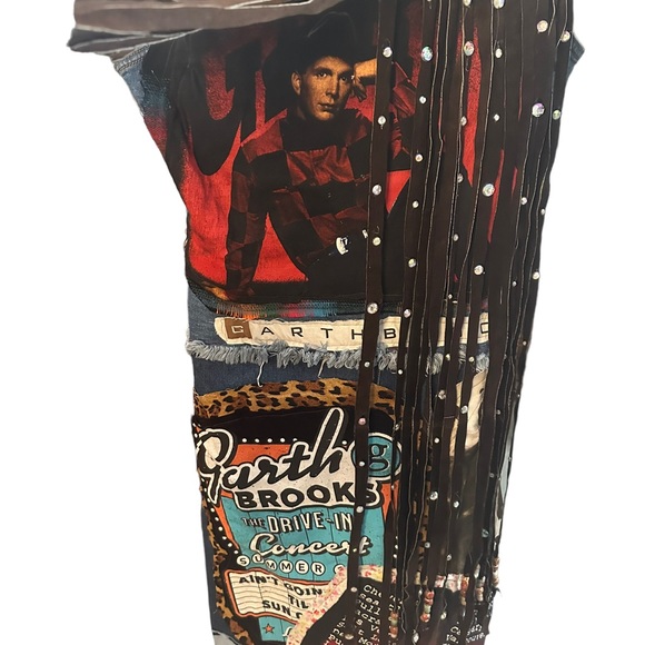 Custom made Vintage Garth Brooks Vest - Picture 6 of 8